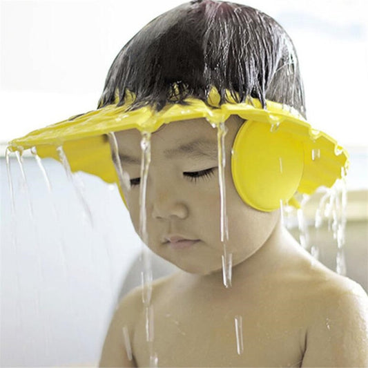 Gentle Guardian: Baby Bath Cap - Soft & Secure Hair Washing Shield for Kids