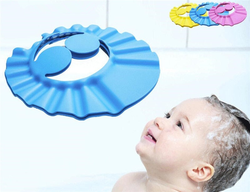 Gentle Guardian: Baby Bath Cap - Soft & Secure Hair Washing Shield for Kids