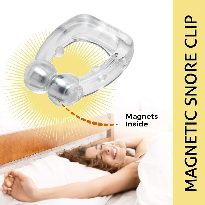 MagnoSleep Anti-Snore Nose Clip: Magnetic, Easy-Breathe Solution for I –  Intrigue8