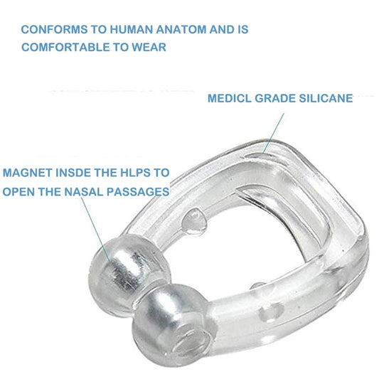 MagnoSleep Anti-Snore Nose Clip: Magnetic, Easy-Breathe Solution for Improved Sleep and Reduced Snoring