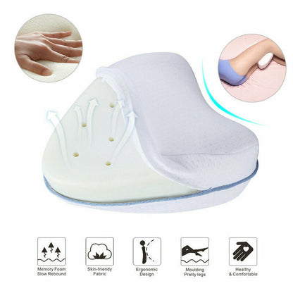 Memory Foam Orthopedic Leg Pillow for Back Hip Leg Knee Support Soft Relief  Pain